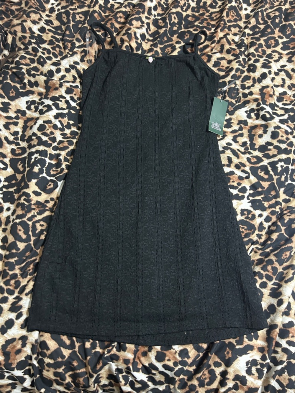 wild fable Black Mini Slip Dress - Picture 2 of 3